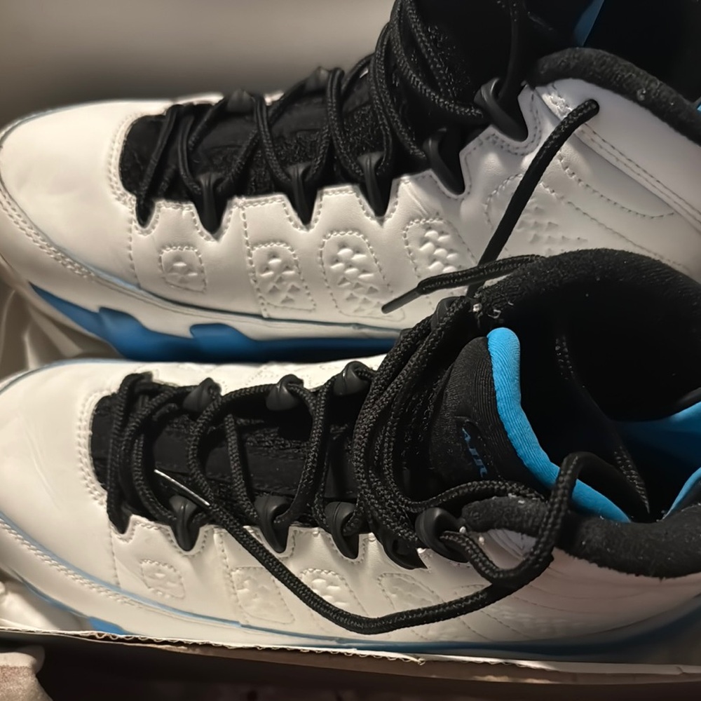 Nike Air Jordan 9 Retro White Black Blue